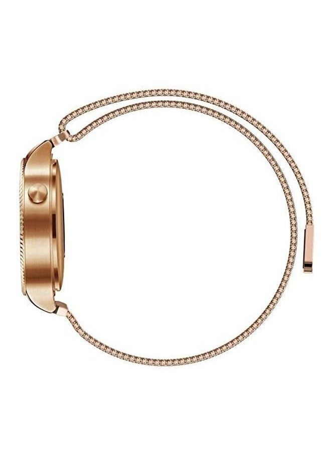 NIBEMINENT - Replacement Band For Milanese Strap Samsung Galaxy Watch 3 / 22mm Rose Gold - Image 1