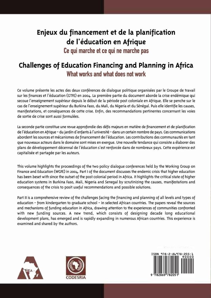 Enjeux Du Financement Et De La Planification De L'aeducation En Afrique: Ce Qui Marche Et Ce Qui Ne Marche Pas - Image 2
