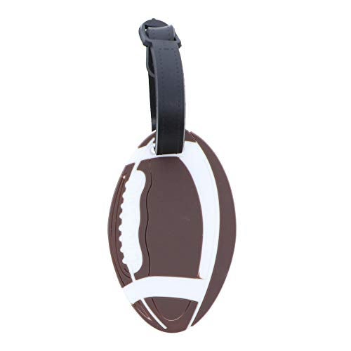 SandT Collection Football Sports Fan Luggage Tag Travel ID for Suitcases - Image 1