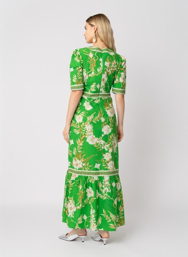 Raishma Darcie Green Dress - Image 3