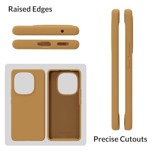 SPRIG Compatible with Vivo T3 Pro Premium SilkTone Back Cover Drop Tested Shock Proof Mobile Case for Men, Women, Boys and Girls with Camera Protection (Golden Brown) - Image 3