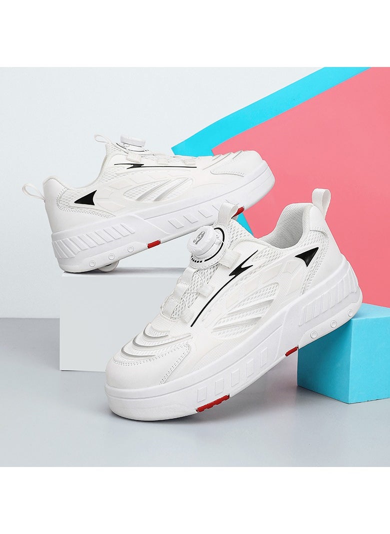 Joshberg Sneaker Skate Shoes with Wheels Roller Skates Shoes  - Image 2