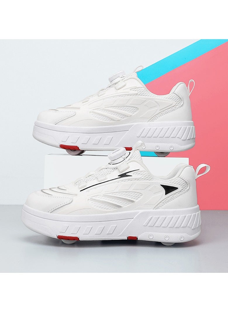 Joshberg Sneaker Skate Shoes with Wheels Roller Skates Shoes  - Image 3