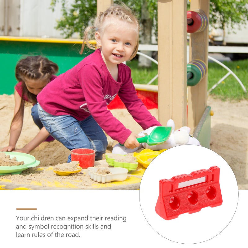 24Pcs Traffic Barricade Simulation Traffic Signs Early Teaching Cognitive Toys - Image 4