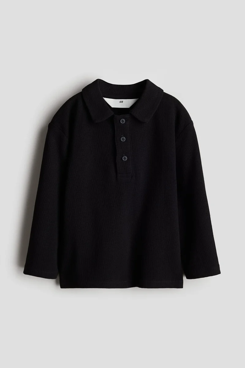 اتش اند ام Long-Sleeved Polo Shirt