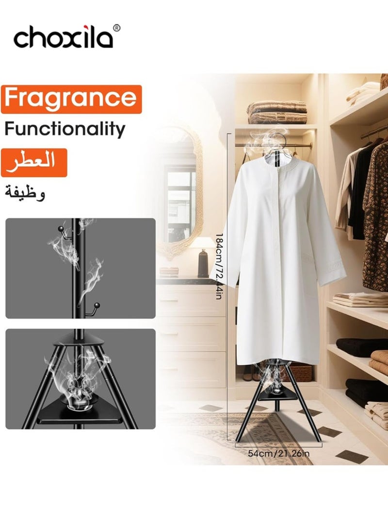 choxila 1pc Freestanding Clothing Rack, Floor-standing Simple Bedroom Coat Stand, Home Garment Storage Organizer, Bedroom Decor, Room Decoration, Luxe Bohemian Style, Premium Design, Mother's Day, Spring, Spring Decor, Bohemian, Room Accents - Image 3