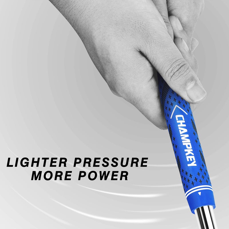 CHAMPKEY Golf Grips 13 Pack | Come with Solvent,15 Tapes,Vise Clamp and Hook Blade | All Weather Control and High Feedback Golf Club Grips - Image 5
