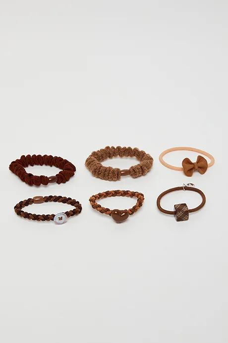 أر أند بي 6 Pack Ponytail Hairbands
