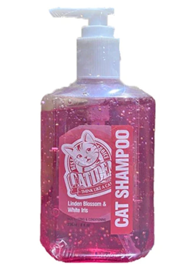 CATIDEA Cat Idea Lime Blossom & White Iris Scented Cat Shampoo 236ml - Image 1