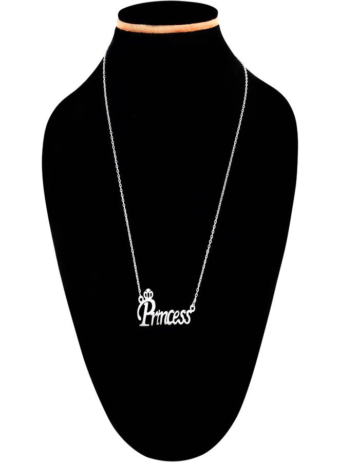 Thrillz Valentine Special Princess Pendant Best Gift Couple Gift Pendant For Girlfriend Fashion Jewellery - Image 3