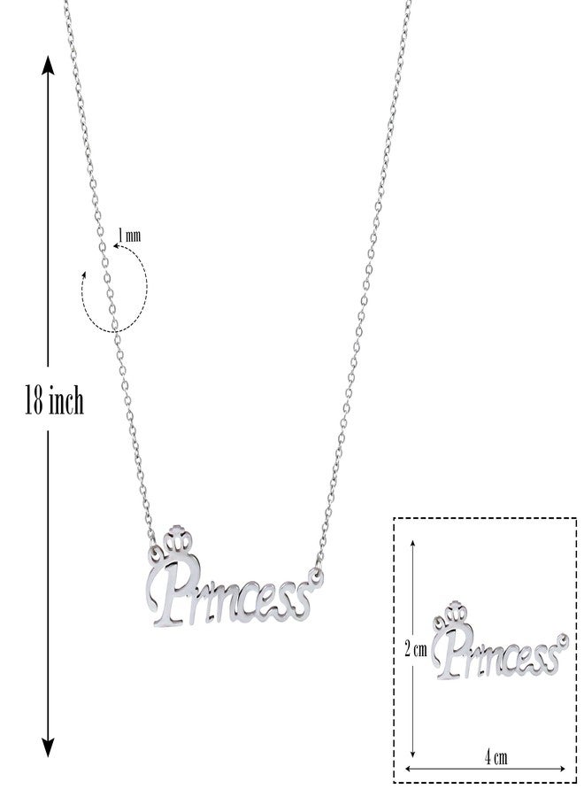 Thrillz Valentine Special Princess Pendant Best Gift Couple Gift Pendant For Girlfriend Fashion Jewellery - Image 5