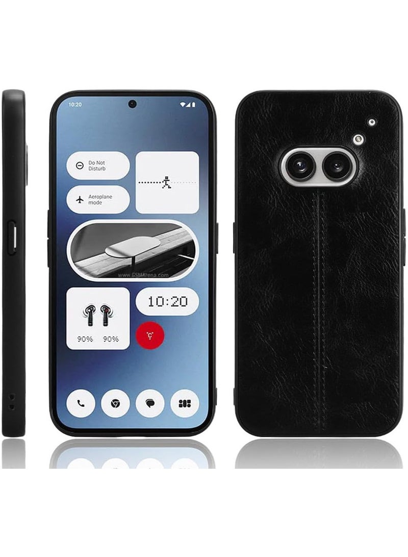 general Nothing Phone 2A Luxury Calfskin PU Leather lines Back Cover Soft Case For Nothing Phone 2A Cover Phone Case - Image 4