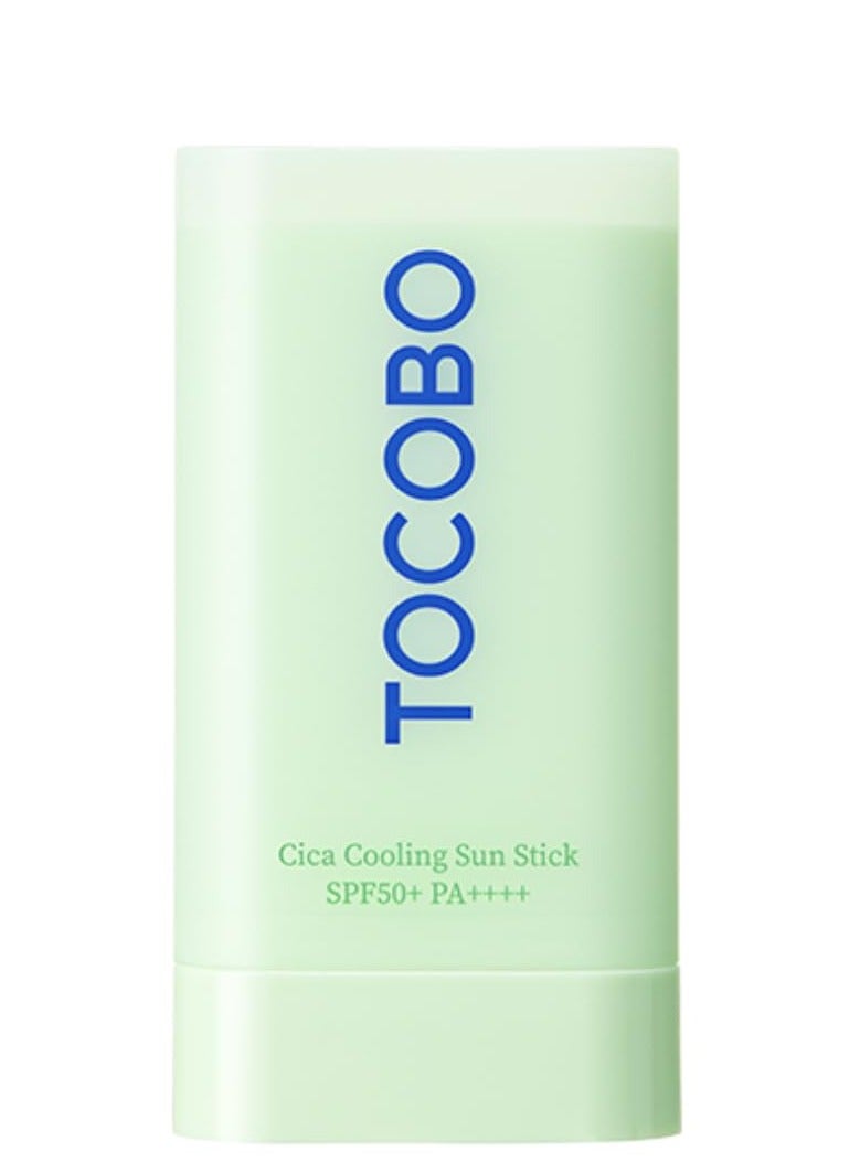 Tocobo Cica Cooling Sun Stick SPF50+ PA++++ 0.63 fl. oz - Fermented Cica Complex, Cooling Sun Stick, Reduces Skin Temperature, Quick Soothing, Lightweight and Moisturizing Sun Stick - Image 1