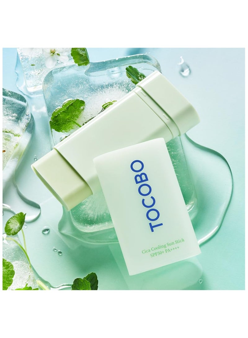 Tocobo Cica Cooling Sun Stick SPF50+ PA++++ 0.63 fl. oz - Fermented Cica Complex, Cooling Sun Stick, Reduces Skin Temperature, Quick Soothing, Lightweight and Moisturizing Sun Stick - Image 2