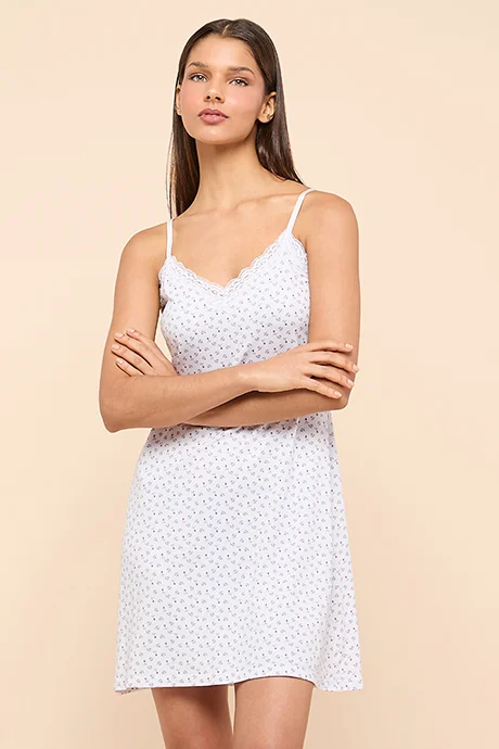 أر أند بي Printed Strappy Nightdress