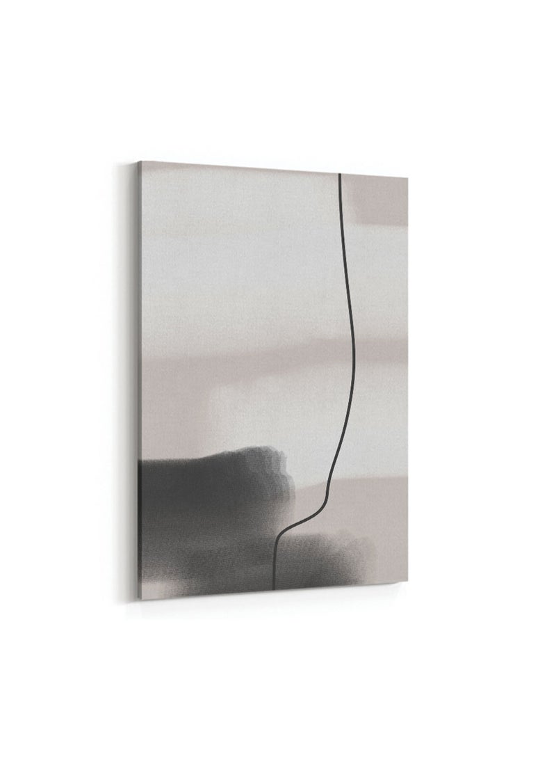 LOWHA Framed Canvas Wall Art Stretched Over Wooden Frame with Abstract Painting - Image 4