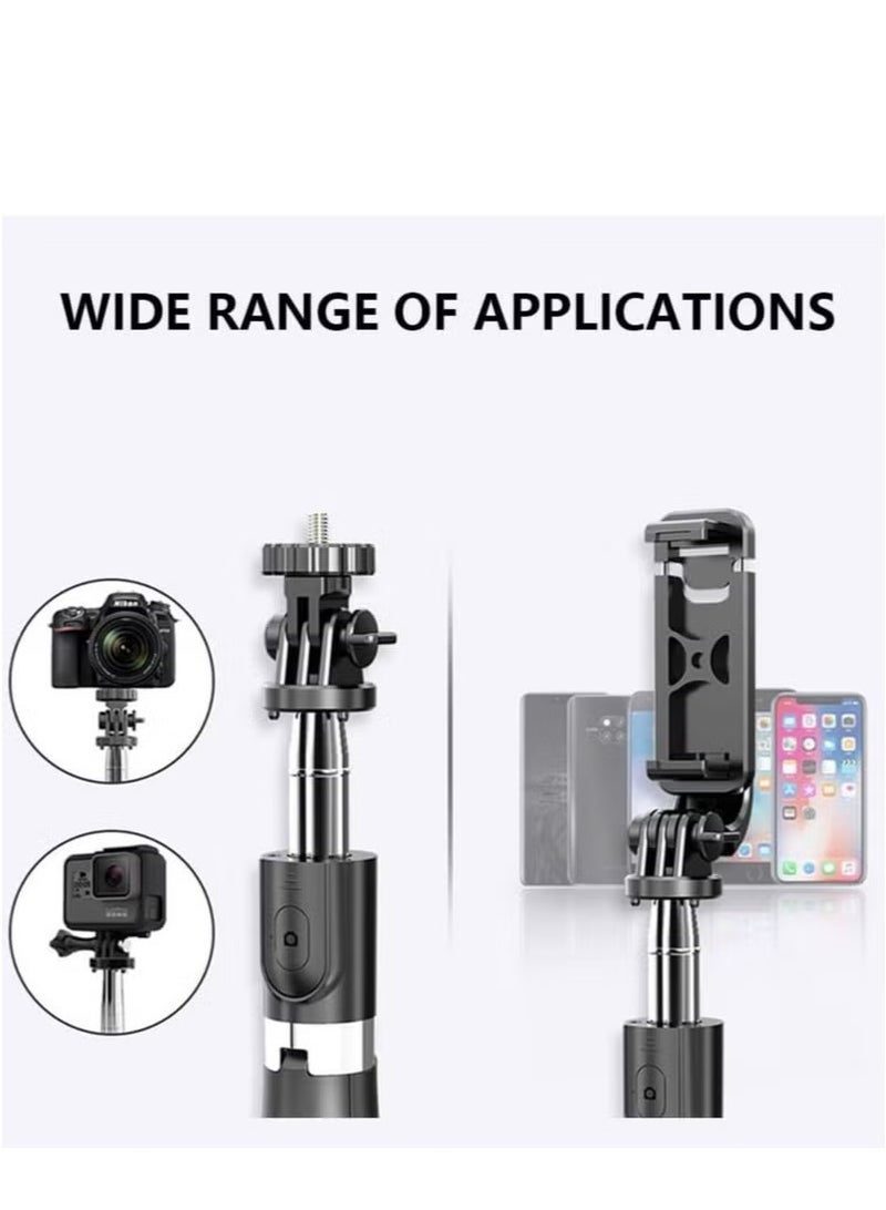 فيسوس عصا سيلفي محمولة من سبائك الألومنيوم مقاس 40 بوصة (أسود-E) - Image 5