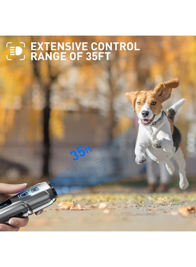 Dog Barking Control Device Rechargeable Dual Sensor Anti Barking Device with Training/Deterrence Mode Dog Whisper Stop Barking Ultrasonic Dog Barking Deterrence, - Image 4