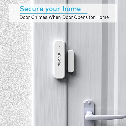 SECRUI Door Chime with Adjustable Volume –Wireless Entry Alert with 52 Chimes – 500ft Rage Door Open Sensor Alarm for Home/Business/Office/Store – Easy Installation – LED Indicators - Image 2