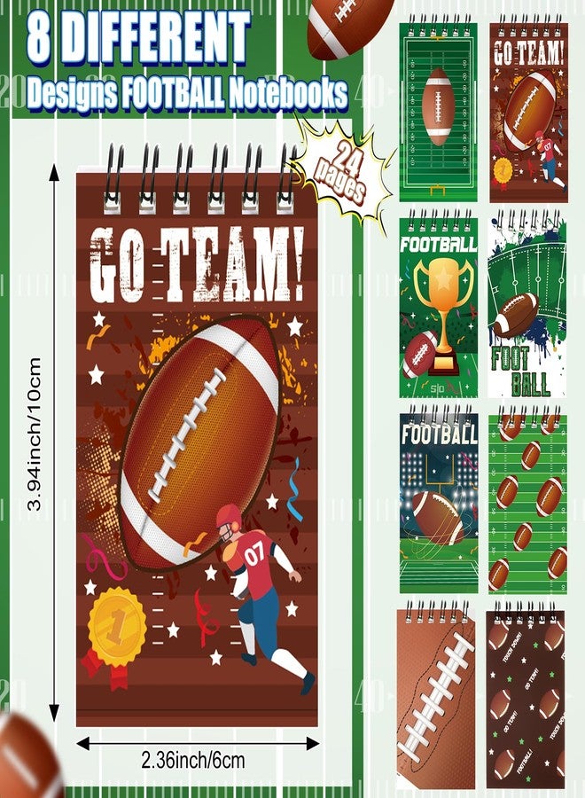 Maxdot 212 Pieces Football Party Favors Set, 24 Pencil 24 Bracelets 24 Mini Notepads 100 Stickers 40 Opp Bags for Football Party Supplies Sports Gifts School Classroom Games Rewards Supplies - Image 4