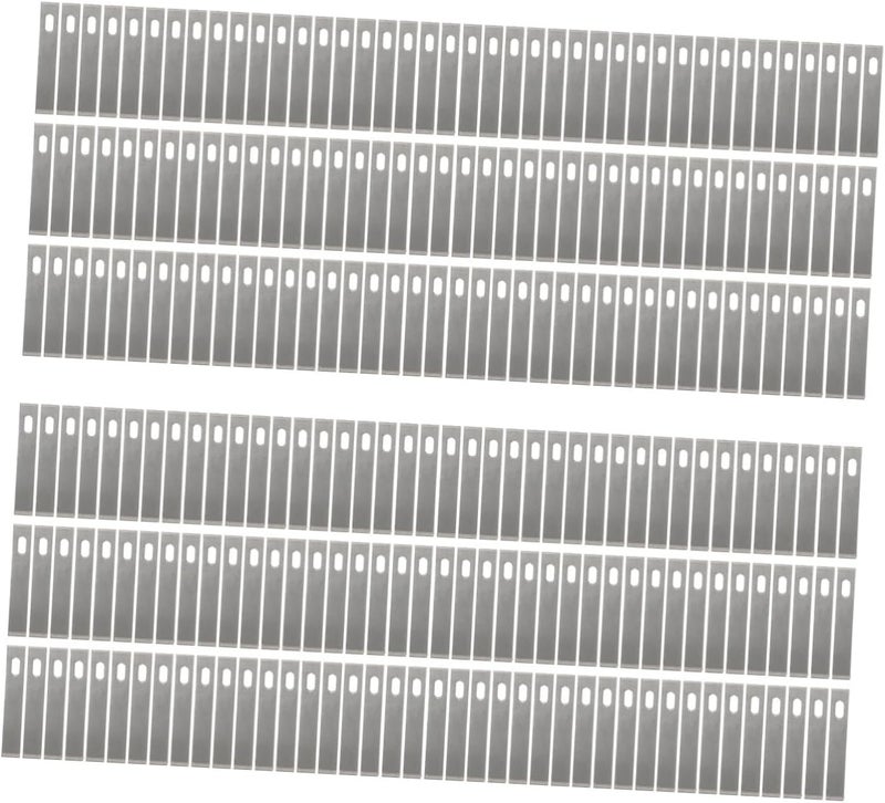 Silver Craft Replacement Blades 200pcs 3 5X0 6X0 1CM For Wood Plastic Paper Cutting Tools - Image 1