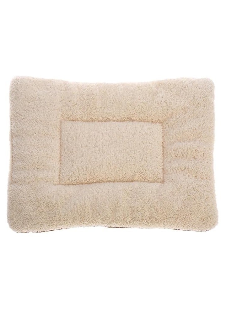 مورو مورو مرتبة كلب قطيفة في جلد – سرير فاخر للحيوانات الأليفة ناعم، متين، وغير قابل للانزلاق - Image 3