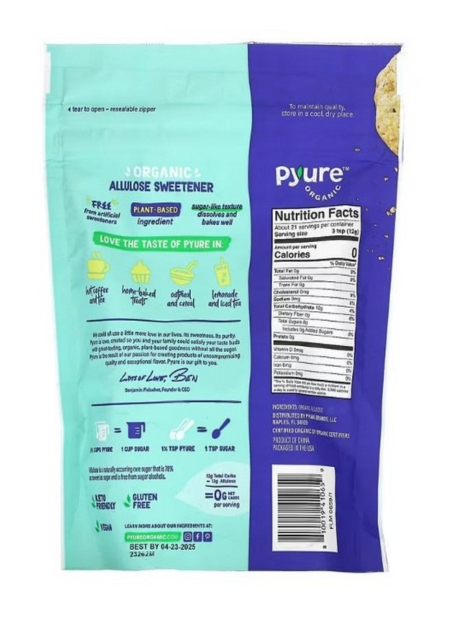 Pyure Organic Allulose Sweetener 9 oz 255 g - Image 2