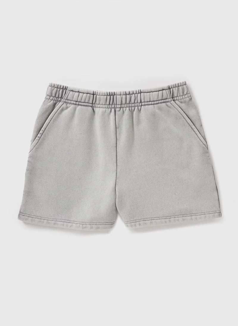 Matalan Girls Grey Palm Beach Shorts
