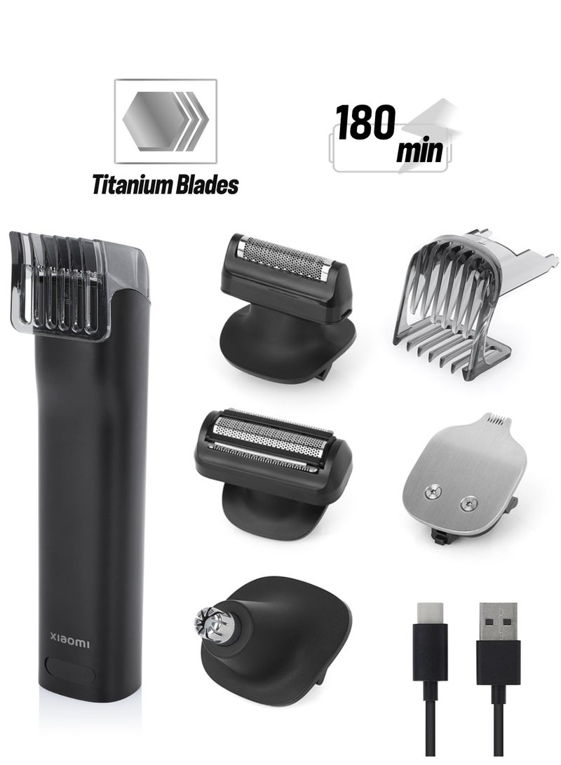 Xiaomi Grooming Kit Pro Beard Trimmer for Men, IPX7 Waterproof Cordless Electric Razor Shavers, Hair Trimmer for Nose Ear Mustache Face Body, 40 Length Settings - Image 1