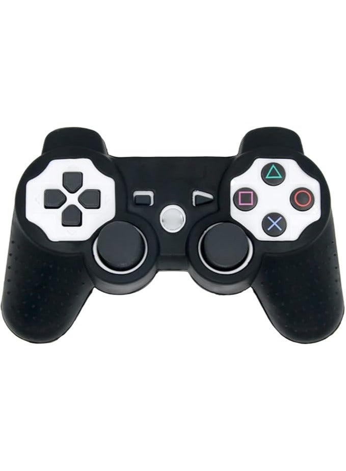 Protective Silicone Case Cover For Sony PlayStation 3 Black - Image 4