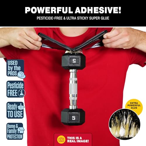 Catchmaster Rat, Snake and Mouse Traps 12Pk, Large Bulk Glue Rat Traps for Home, Adhesive Plastic Tray for Inside House, Snake, Mice, & Spider Catcher, Pest Control for House & Garage - Image 2