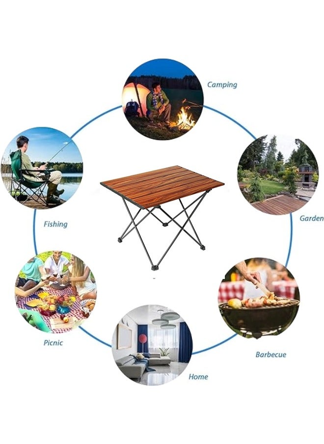 Folding Camping Table with Carry Bag 68*45*40 cm