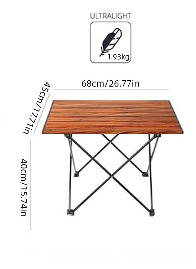 Folding Camping Table with Carry Bag 68*45*40 cm