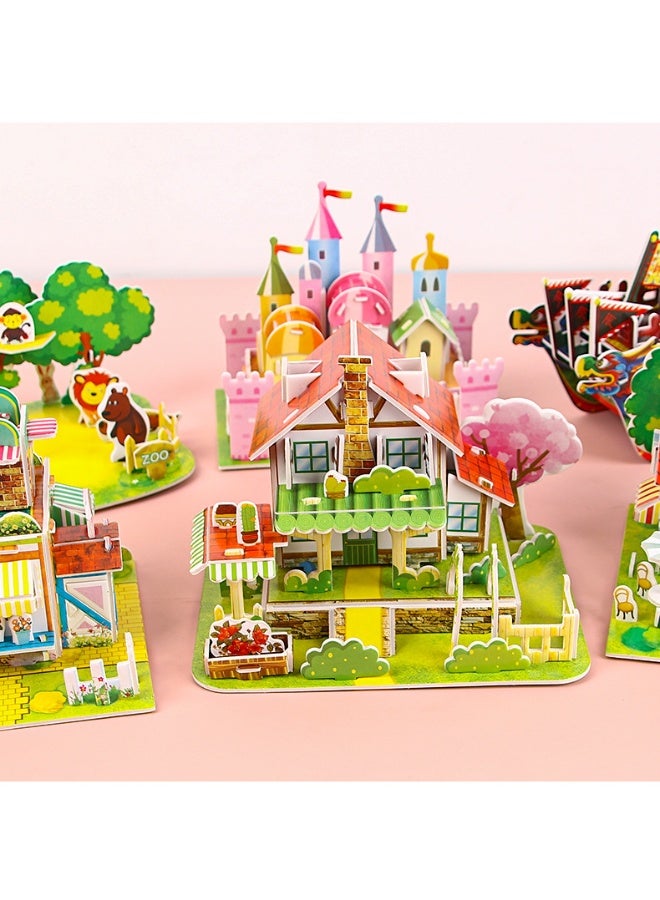 ألعاب تعليمية للأطفال - نموذج أحجية ثلاثية الأبعاد يدويّة الصنع للأطفال - ألعاب تعليمية وتفاعلية للأطفال - Image 4