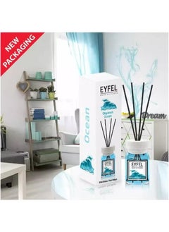 BUYCO EYFEL Reed Diffuser, Ocean - 120ml | Best Home Fragrance | Long-Lasting Eyfel Perfume Aroma Diffuser | Enhance Home Ambiance with Ocean Scent | Perfect for Living Rooms & Bedrooms  - Image 1