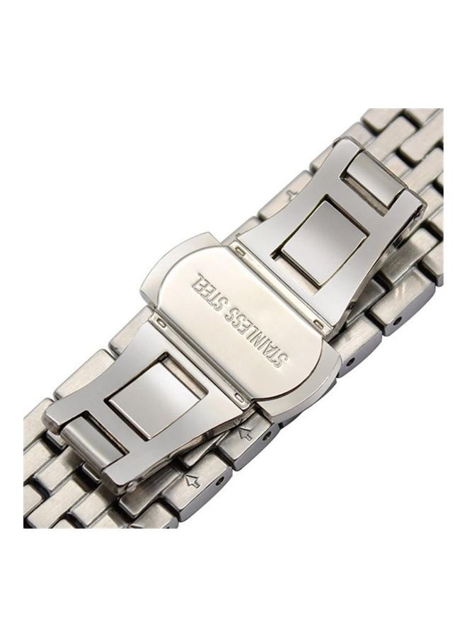 NIBEMINENT For Huawei Watch GT2e GT2 46mm Masonry strap Silver - Image 4