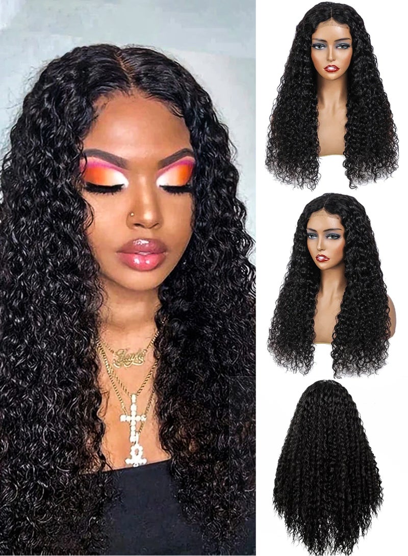 إستيل شعر مستعار صغير بدانتيل أمامي للنساء، طويل وقصير ومجعد ومستقيم، شعر مستعار للسيدات، شعر مستعار يومي للحفلات، شعر مستعار مموج أسود-NYL24 - Image 1