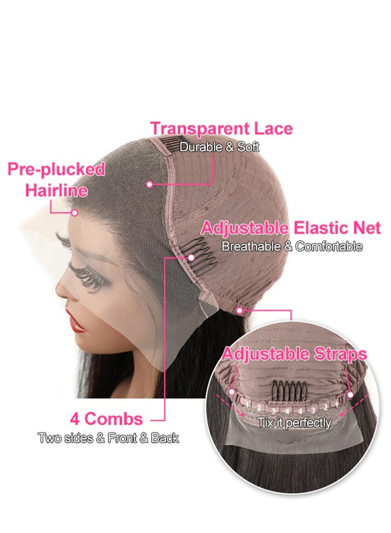 إستيل شعر مستعار صغير بدانتيل أمامي للنساء، طويل وقصير ومجعد ومستقيم، شعر مستعار للسيدات، شعر مستعار يومي للحفلات، شعر مستعار مموج أسود-NYL24 - Image 3