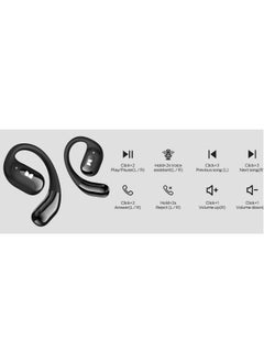 Monster Monster AC317 Earphones, Stereo Sound , Clear Calling, Type-C Charging, Waterproof  ,Touch Control, Sweatproof -Black  - Image 2