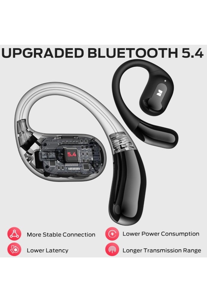 Monster - Monster AC317 Earphones, Stereo Sound , Clear Calling, Type-C Charging, Waterproof  ,Touch Control, Sweatproof -Black - Image 1