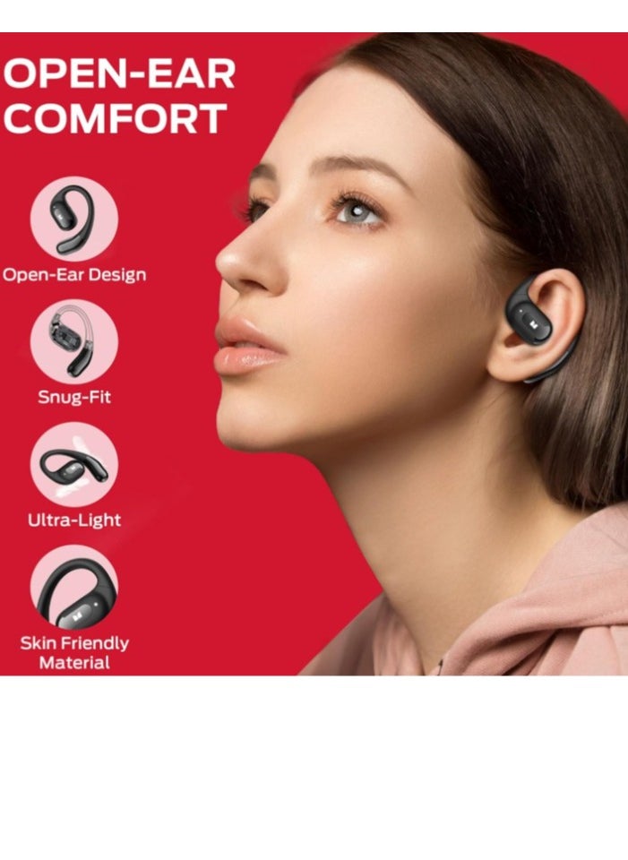 Monster - Monster AC317 Earphones, Stereo Sound , Clear Calling, Type-C Charging, Waterproof  ,Touch Control, Sweatproof -Black - Image 1