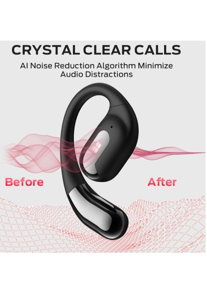 Monster - Monster AC317 Earphones, Stereo Sound , Clear Calling, Type-C Charging, Waterproof  ,Touch Control, Sweatproof -Black - Image 1