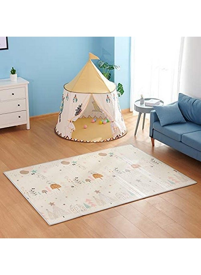 Tarkan Extra Large Reversible Baby Play Mat Bpa Free Learning & Crawling Foldable Foam Mat (6.5X5 Ft 0.6Cm Thickness) Multicolor - Image 3