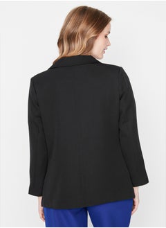 Black Regular Lined Blazer with Buttons TWOAW21CE0272 - pzsku/Z5C35BCD0BF2CECF45CDEZ/45/_/1739718359/391ac599-8b18-4265-a5e3-c241035c24eb