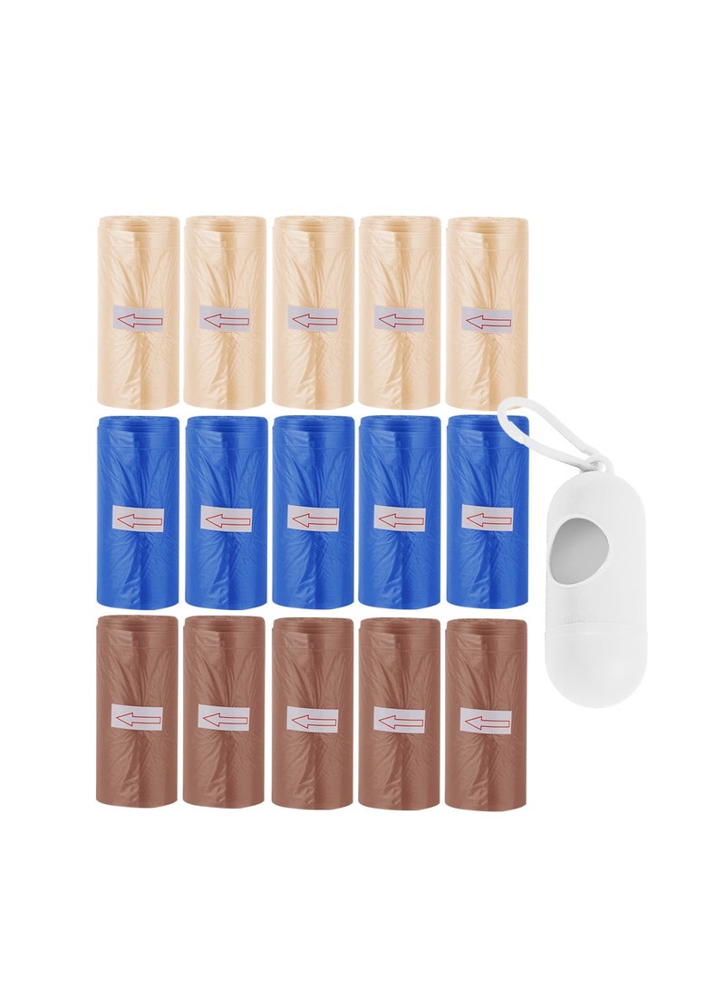 STAR BABiES Star Babies Scented Bag Pack of 15/225bags with Dispenser-Ivory/Brown/Dark Blue  - Image 1