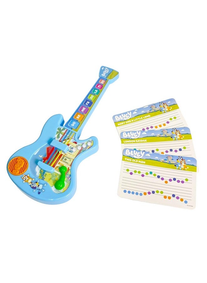 License 2 Play Bluey Music Time Electronic Learn to Play Guitar - Portable Learning Guitar Musical Education Learning Toy for Toddlers and Preschoolers  - Image 2