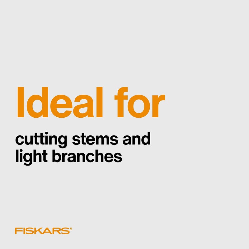 Fiskars Bypass Pruning Shears, Branch Cutter with 5/8" Cut Capacity, Garden Shears with Sharp Steel Blade, Rust Resistant, Ergonomic Pruners with Comfort Handle and Safety Lock, Gardening Hand Tools - Image 5