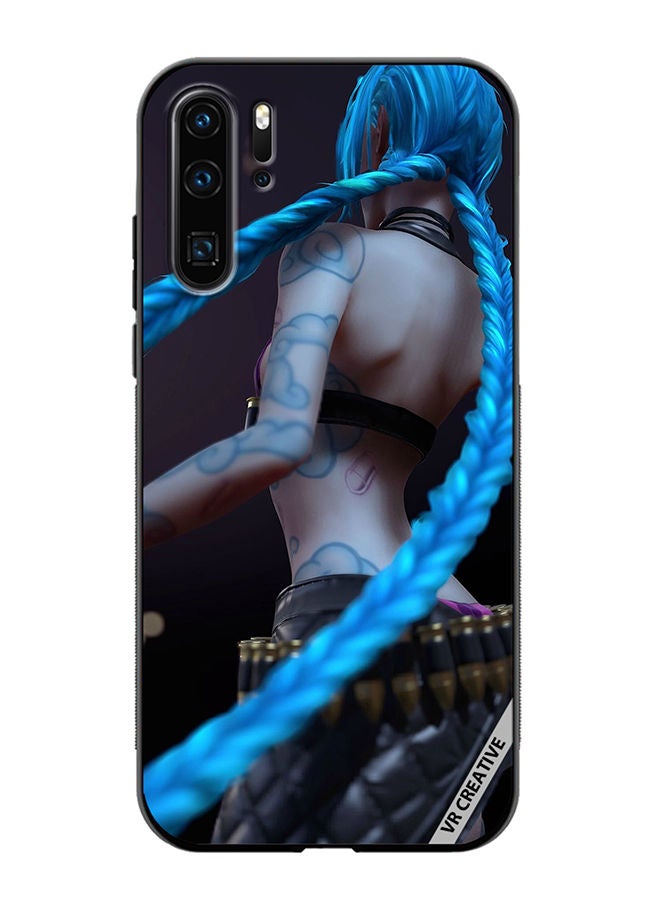 VR CREATIVE Protective Case Cover For Huawei P30 Pro Jinx League Of Legends Design Multicolour - Image 1