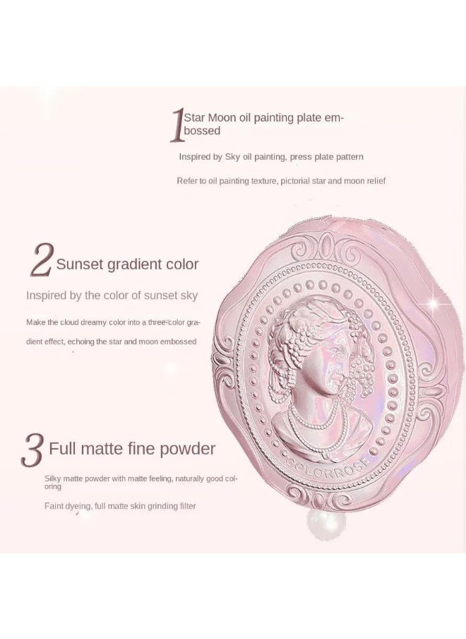 COLORROSE - Oil Painting Series Relief Gradient Blusher Natural Nude Makeup Blush 6.8g (787 Tea Apricot) - Image 1