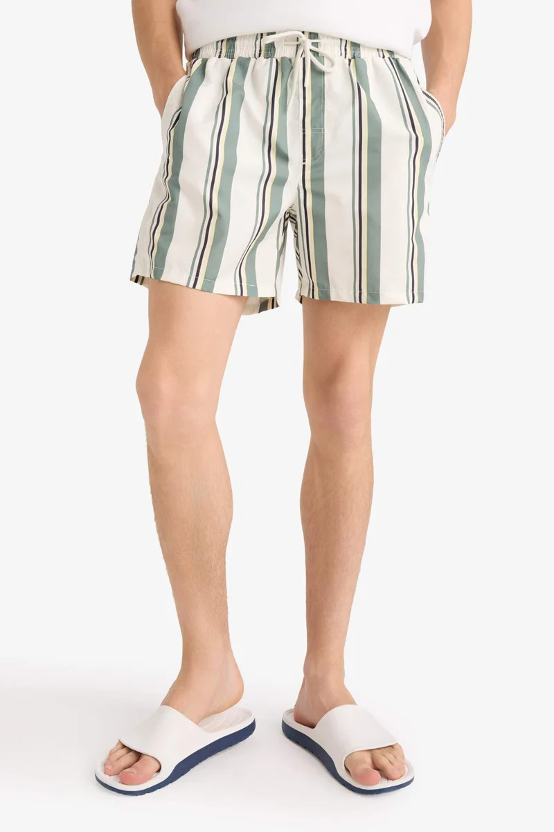 Defacto  microfiber Short Swim Shorts for Men | Best Price UAE